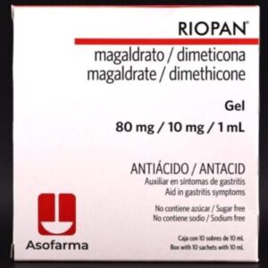 RIOPAN GEL VIA ORAL SOBRE UNIDAD