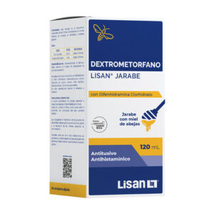 DEXTROMETORFANO LISAN JARABE VÍA ORAL 120ML