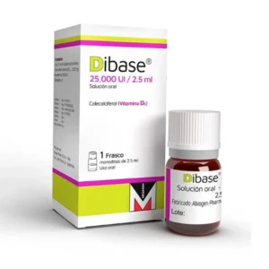 DIBASE 25,000UI/ML SOLUCIÓN ORAL X1 FRASCO MONODOSIS 2,5ML