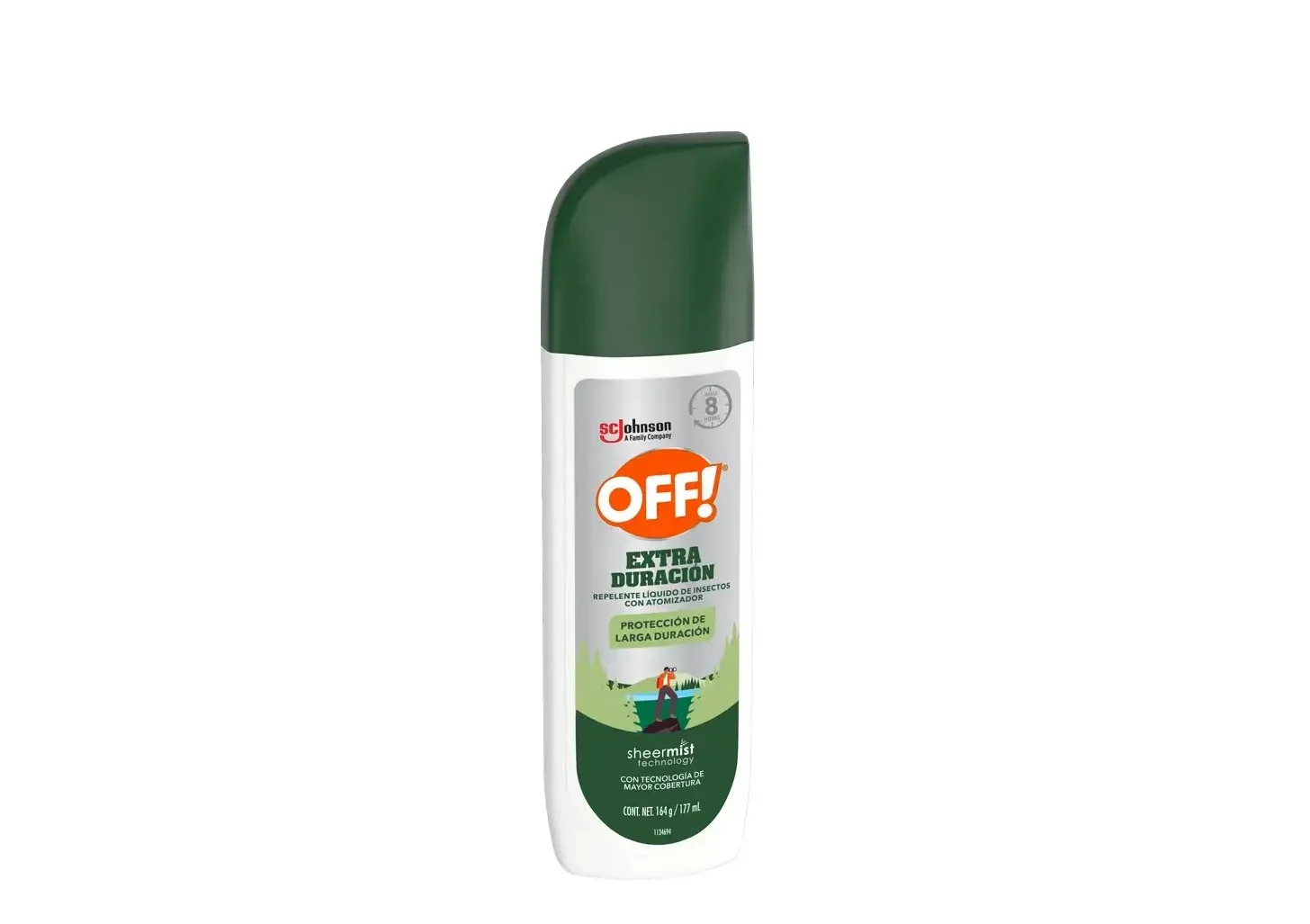 OFF EXTRA DURACIÓN REPELENTE DE INSECTOS CON ATOMIZADOR 177ML