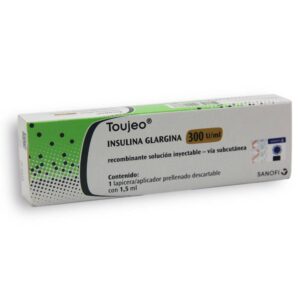 TOUJEO 300U/1ML SOLUCIÓN INYECTABLE CAJA X1 PLUMA PRELLENADA 1.5ML
