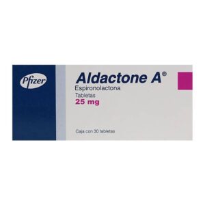 ALDACTONE A 25MG TABLETAS VIA ORAL CAJA X30 UNIDADES