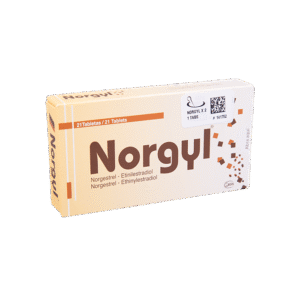 NORGYL ANTICONCEPTIVO VIA ORAL CAJA X21 TABLETAS RECUBIERTAS