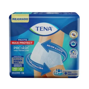 TENA PANTS MAXI PROTECT TALLA L X10 UNIDADES