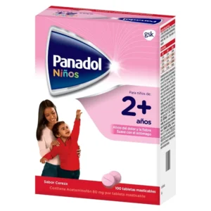 PANADOL NIÑOS TABLETAS MASTICABLES VIA ORAL UNIDAD