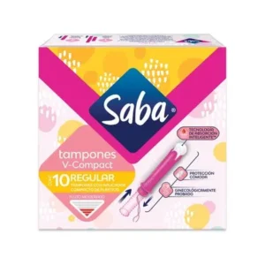 SABA TAMPONES V-COMPACT REGULAR X10 UNIDADES