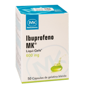 IBUPROFENO 600MG MK CÁPSULA GELATINA BLANDA VIA ORAL UNIDAD