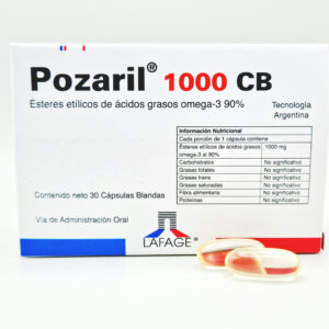 POZARIL 1000MG CÁPSULAS BLANDAS VIA ORAL CAJA X30 UNIDADES