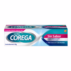 ULTRA COREGA CREMA ADHESIVA PARA FIJACIÓN DE PRÓTESIS DENTALES SIN SABOR 40G