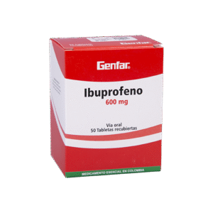IBUPROFENO 600MG GENFAR TABLETAS VIA ORAL UNIDAD
