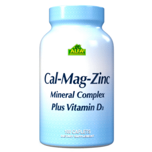 CAL-MAG-ZINC PLUS VITAMIN D3 ALFA CAPLETAS VIA ORAL FRASCO X100 UNIDADES