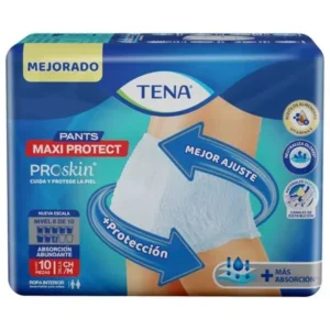 TENA PANTS MAXI PROTECT TALLA S/M X10 UNIDADES