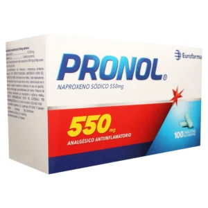 PRONOL 550MG TABLETAS VIA ORAL UNIDAD