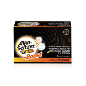 ALKA-SELTZER BOOST TABLETAS EFERVESCENTE VIA ORAL CAJA X10 UNIDADES
