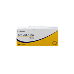 AMLODIPINO 10MG LA SANTÉ TABLETAS VIA ORAL UNIDAD