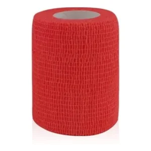 VENDA ELÁSTICA AUTOADHESIVA (COBAN) COLOR ROJO SURQUI 7.5CMX4.5M X1 UNIDAD