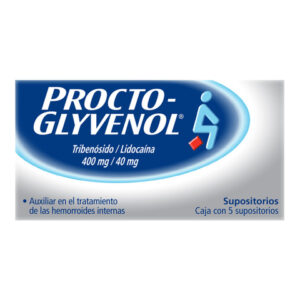 PROCTO-GLYVENOL SUPOSITORIOS VIA RECTAL UNIDAD