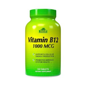 VITAMIN B12 1000MCG ALFA TABLETAS VIA ORAL FRASCO X100 UNIDADES