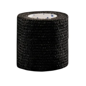 VENDA ELÁSTICA AUTOADHESIVA (COBAN) COLOR NEGRO SURQUI 7.5CMX4.5M X1 UNIDAD