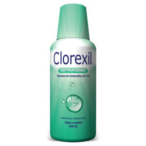 CLOREXIL USO PROFESIONAL ENJUAGUE BUCAL SABOR MENTA 240ML