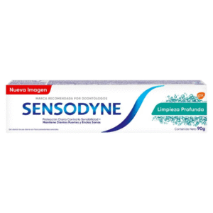 SENSODYNE LIMPIEZA PROFUNDA CREMA DENTAL 90G