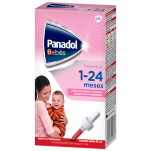 PANADOL BABIES SOLUCIÓN EN GOTAS VIA ORAL 15ML