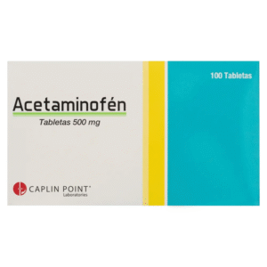 ACETAMINOFÉN 500MG CAPLIN POINT TABLETAS VIA ORAL UNIDAD