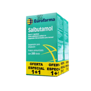 SALBUTAMOL BASE SUSPENSIÓN PARA INHALACIÓN ORAL 200 DOSIS