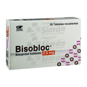 BISOBLOC 2,5 MG TABLETAS VIA ORAL CAJA X 30 UNIDADES