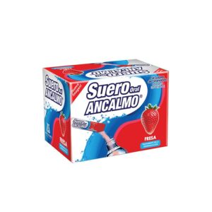 SUERO ORAL ANCALMO SABOR FRESA UNIDAD