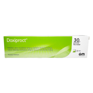DOXIPROCT POMADA VIA RECTAL 30G