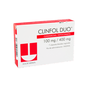 CLINFOL DUO CÁPSULAS BLANDAS VIA VAGINAL CAJA X7 UNIDADES