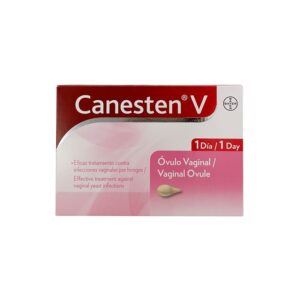 CANESTEN V ÓVULOS VIA VAGINAL 1 DIA CAJA X1 UNIDADES