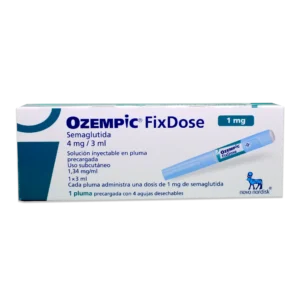 OZEMPIC FIXDOSE 4MG/3ML SOLUCIÓN INYECTABLE CAJA X1 JERINGA PRELLENADA