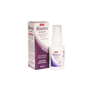 MONILEX SOLUCIÓN CON ATOMIZADOR BUCAL SABOR UVA 30ML