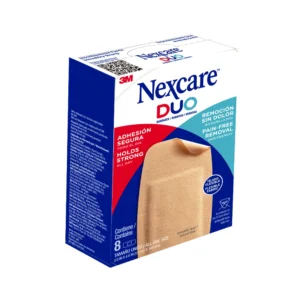 NEXCARE DUO CURITAS ADHESIÓN SEGURA CAJA X8 UNIDADES