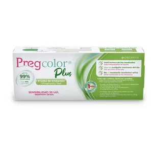 PREGCOLOR PLUS PRUEBA DE EMBARAZO CAJA X1 UNIDAD