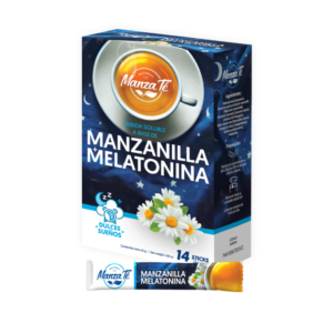 MANZA TÉ MANZANILLA+MELATONINA STICK PARA INFUSIÓN CALIENTE CAJA X14 UNIDADES