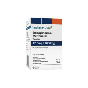 JARDIANZ DUO 12.5MG/1000MG TABLETAS VIA ORAL CAJA X60 UNIDADES