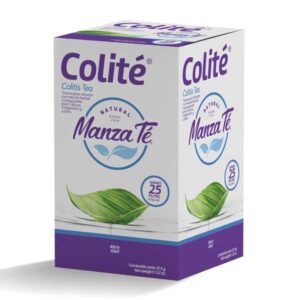 MANZA TÉ COLITÉ SOBRES PARA INFUSIÓN CALIENTE CAJA X25 UNIDADES
