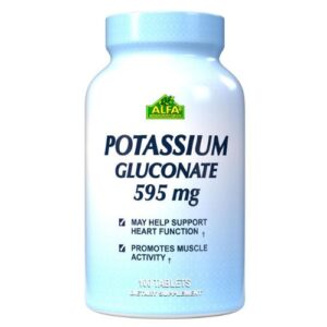 POTASSIUM GLUCONATE 595MG X100 TABLETAS