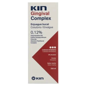 KIN GINGIVAL COMPLEX ENJUAGUE BUCAL SABOR MENTA 250ML