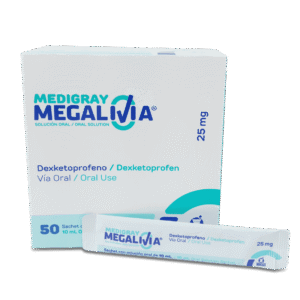 MEGALIVIA 25MG SACHET DE SOLUCIÓN VIA ORAL UNIDAD