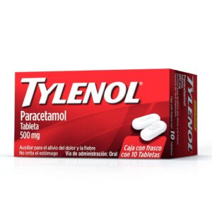TYLENOL PARACETAMOL TABLETAS 500MG CAJA X20 UNIDADES