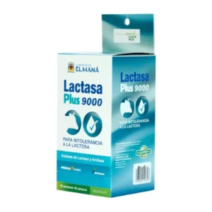 LACTASA PLUS 9000 LABORATORIO MANÁ CÁPSULAS VIA ORAL BLISTER X10 UNIDADES