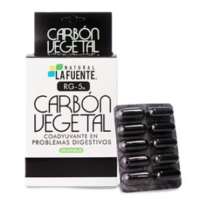 CARBÓN VEGETAL NATURAL LA FUENTE CÁPSULA VIA ORAL X1 BLISTER