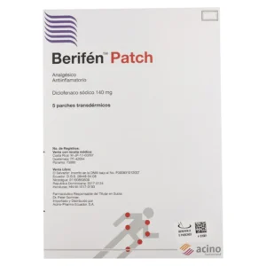 BERIFÉN PATCH PARCHE VIA TÓPICA UNIDAD