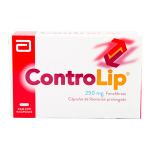 CONTROLIP TABLETA VIA ORAL 250MG CAJA X15 UNIDADES