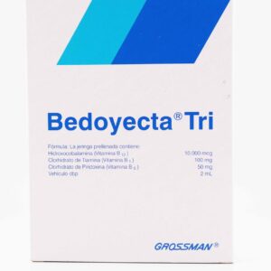 BEDOYECTA TRI SOLUCIÓN VIA INYECTABLE UNIDAD